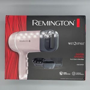 Remington wet 2 dry in one step has many attachments never been used